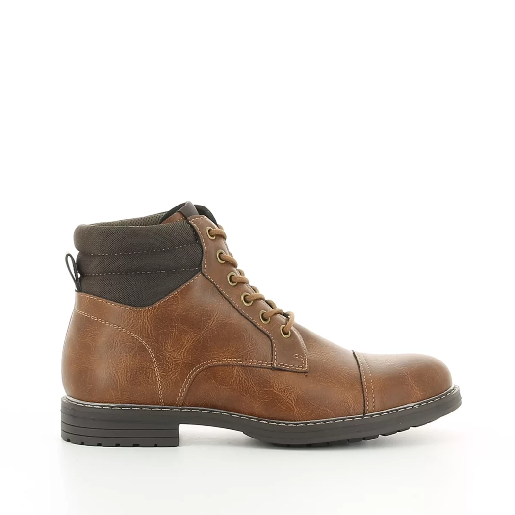 Image (2) de la chaussures Jack & Jones - Bottines Marron en Cuir synthétique Image (2) de la chaussures Jack & Jones - Bottines Marron en Cuir synthétique