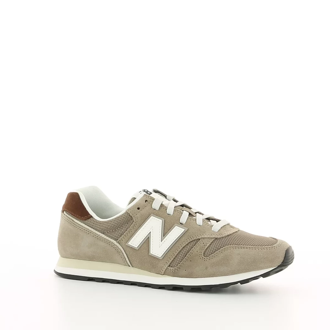 Image (1) de la chaussures New Balance - Baskets Taupe en Textile