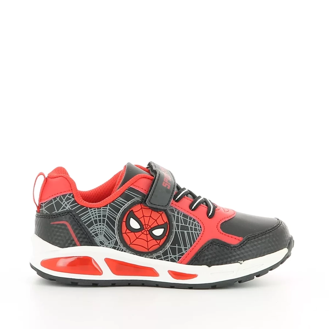 Image (2) de la chaussures Spiderman - Baskets Noir en Cuir synthétique
