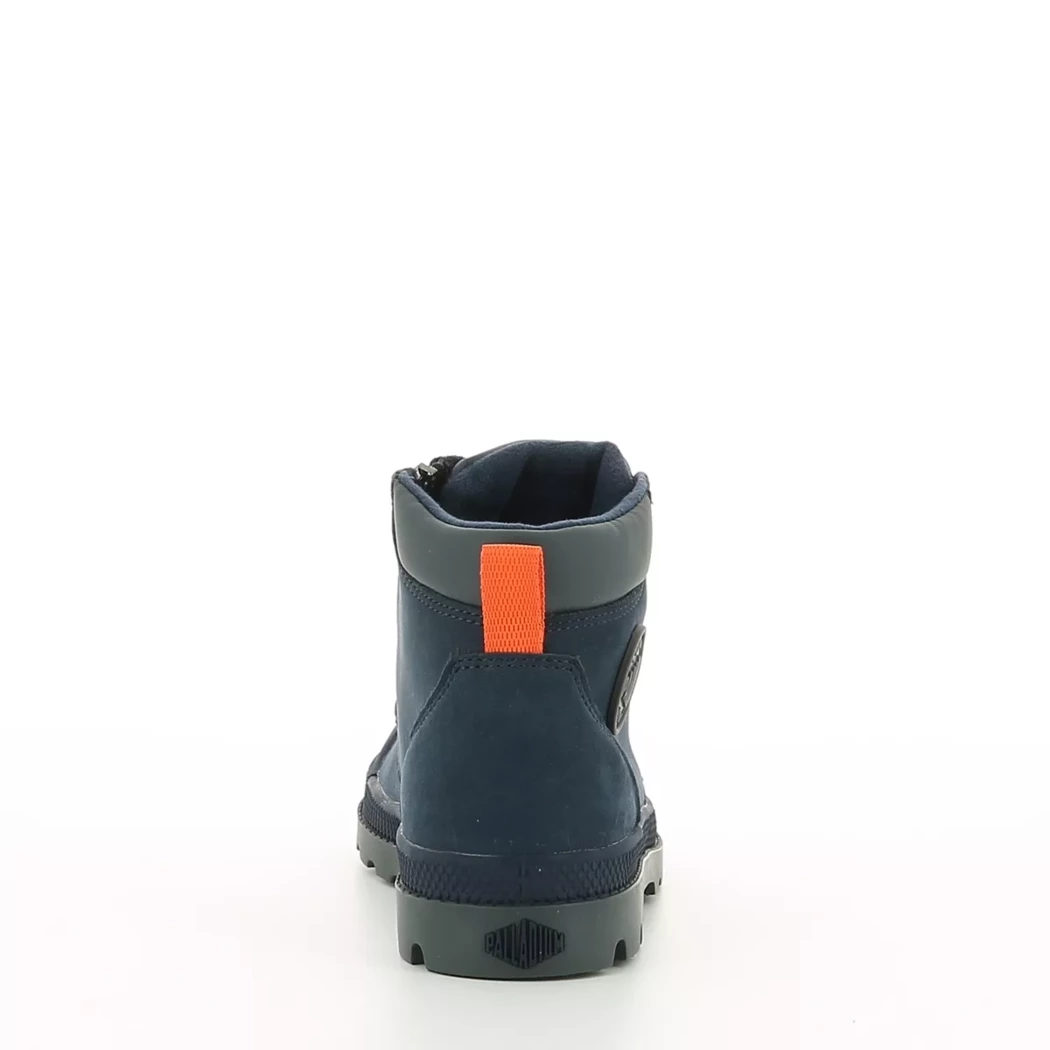 Image (3) de la chaussures Palladium - Bottines Bleu en Cuir nubuck