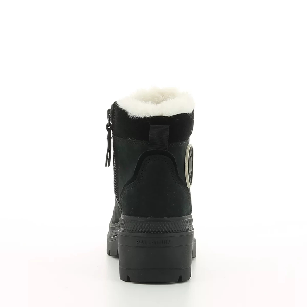 Image (3) de la chaussures Palladium - Bottines Noir en Cuir nubuck