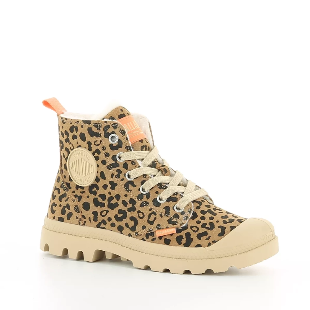 Image (1) de la chaussures Palladium - Bottines Marron en Cuir nubuck