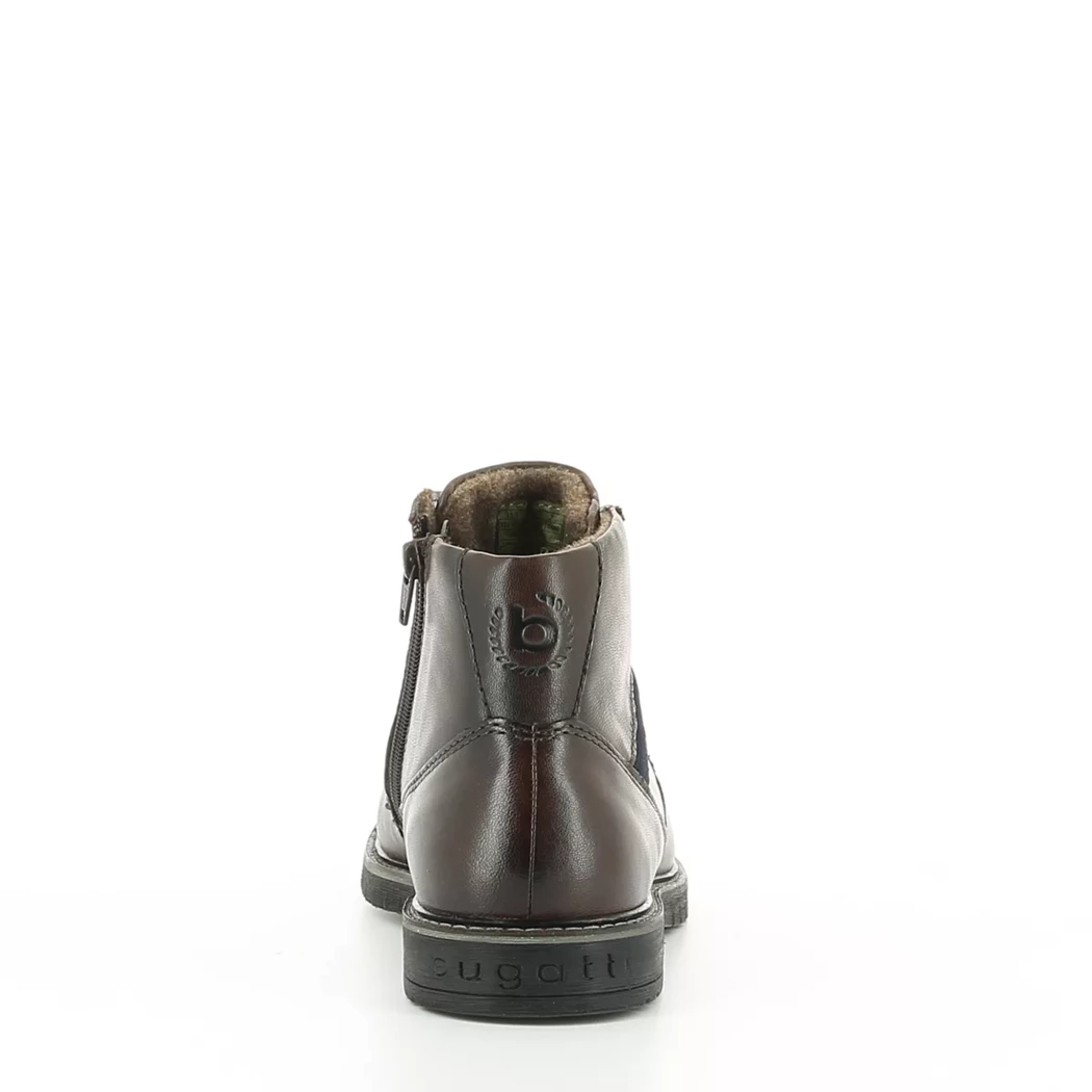 Image (3) de la chaussures Bugatti - Bottines Marron en Cuir