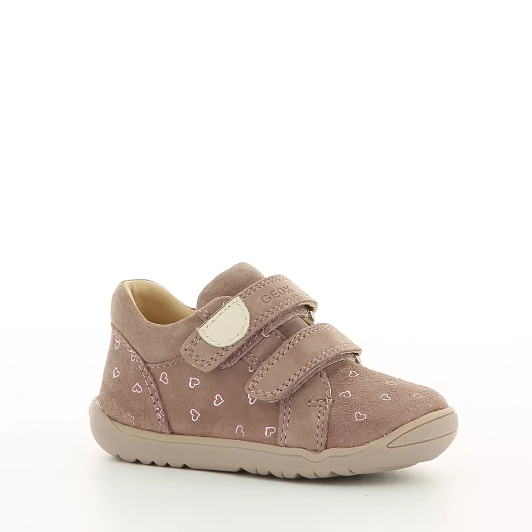 Image (1) de la chaussures Geox - Bottines Rose en Cuir nubuck