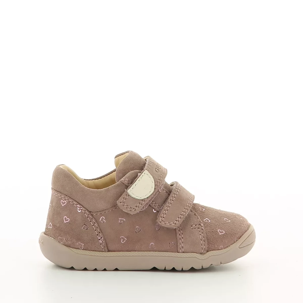 Image (2) de la chaussures Geox - Bottines Rose en Cuir nubuck