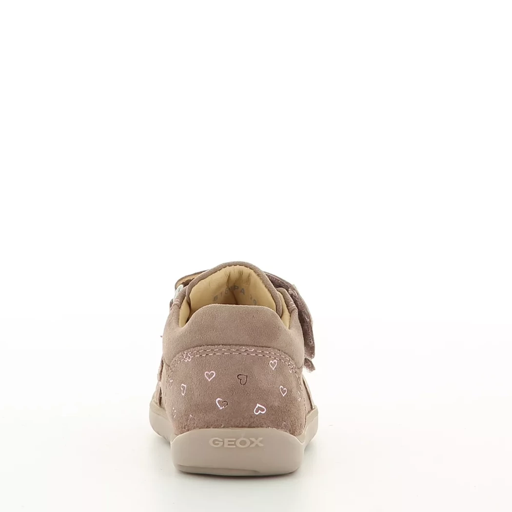 Image (3) de la chaussures Geox - Bottines Rose en Cuir nubuck