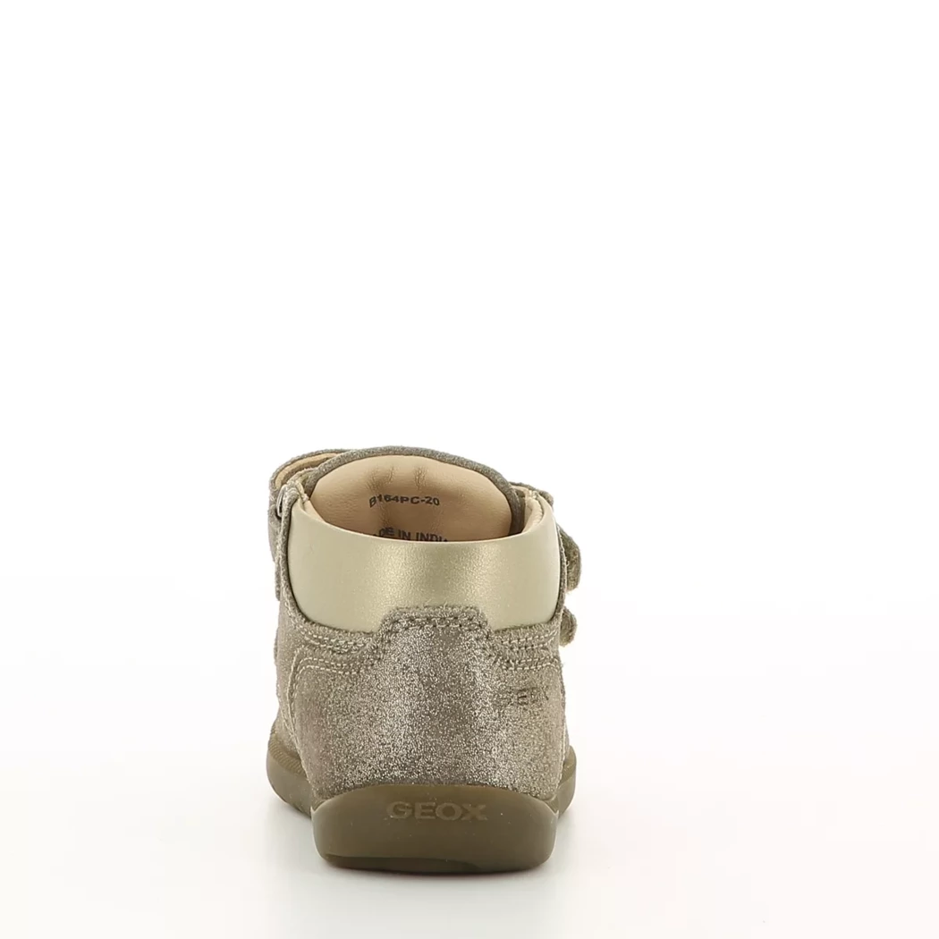 Image (3) de la chaussures Geox - Bottines Taupe en Cuir synthétique