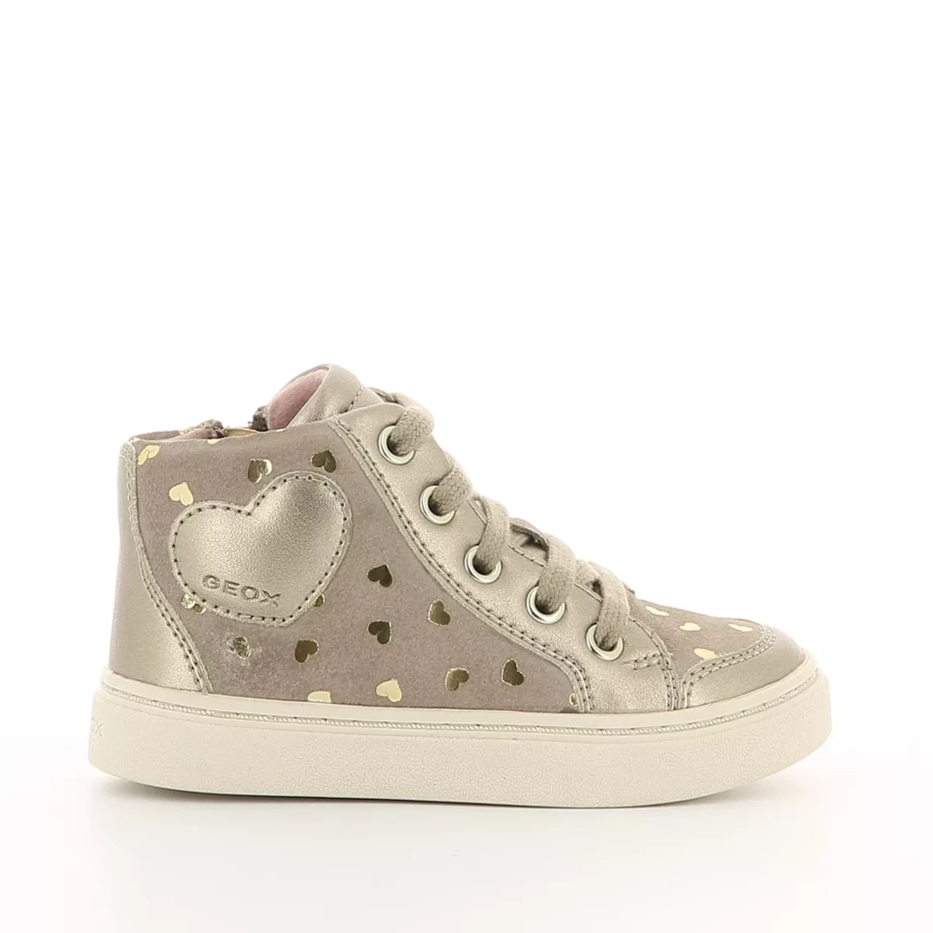 Image (2) de la chaussures Geox - Bottines Taupe en Cuir nubuck