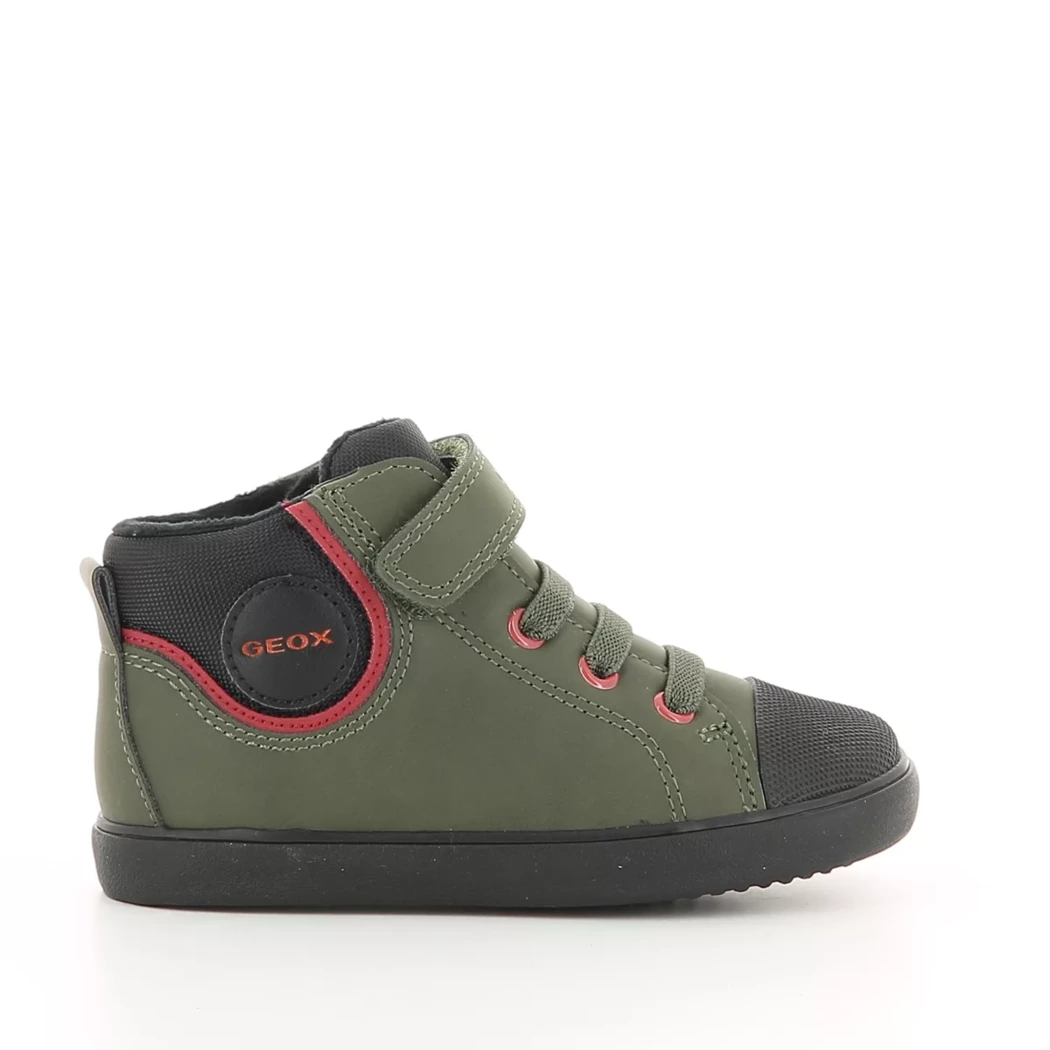 Image (2) de la chaussures Geox - Bottines Vert en Cuir synthétique