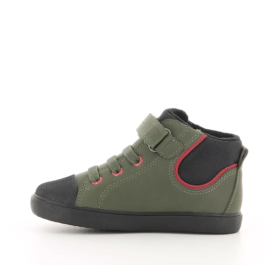 Image (4) de la chaussures Geox - Bottines Vert en Cuir synthétique