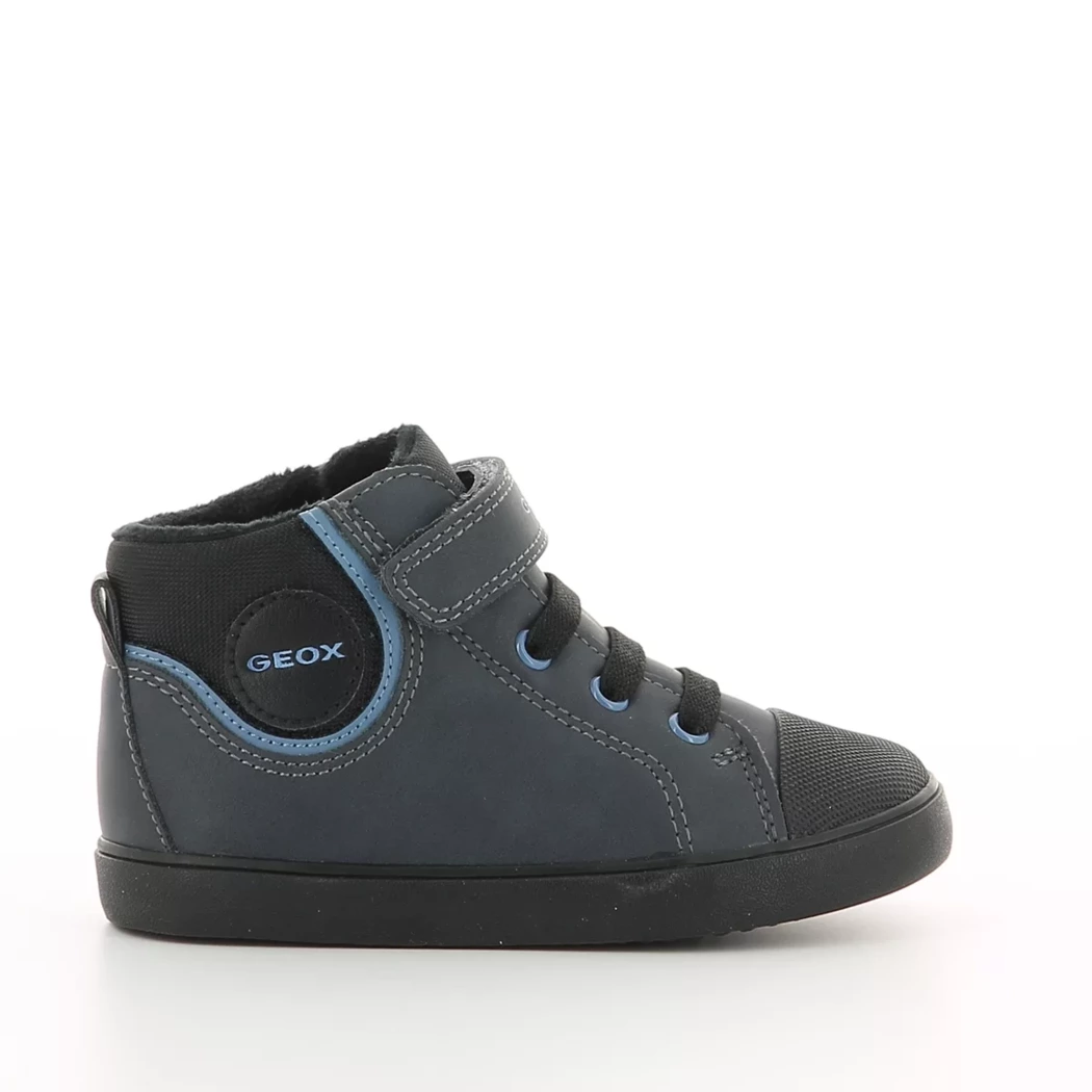 Image (2) de la chaussures Geox - Bottines Bleu en Cuir synthétique