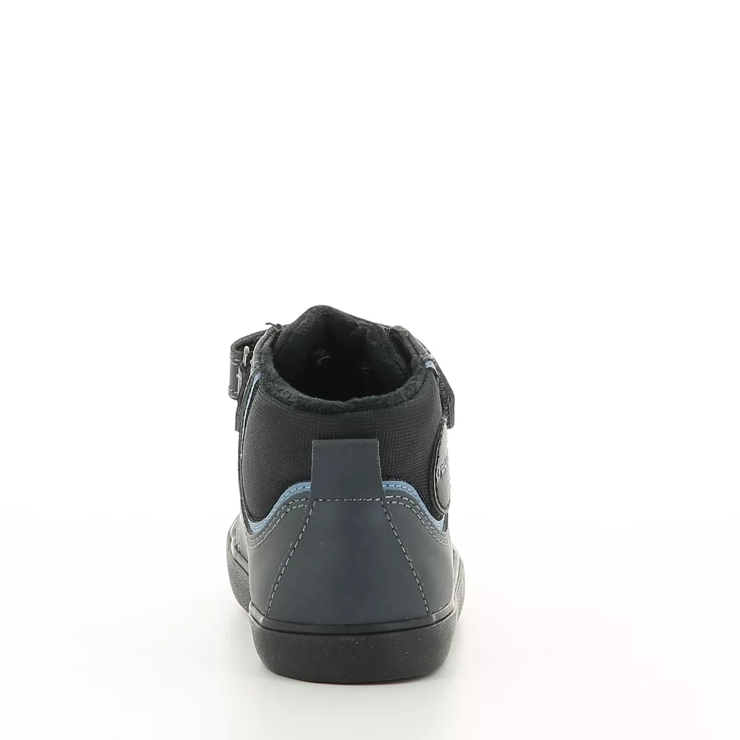 Image (3) de la chaussures Geox - Bottines Bleu en Cuir synthétique