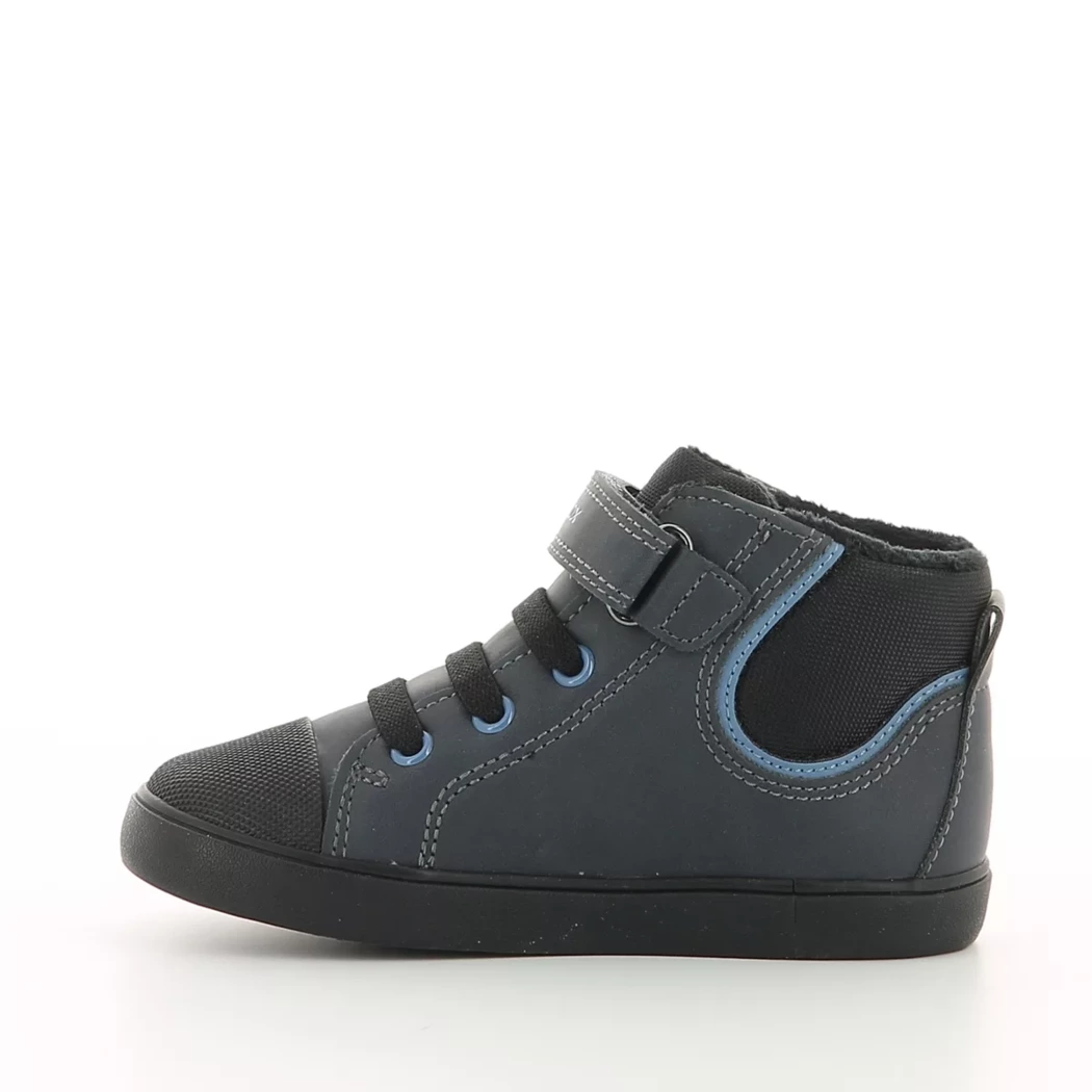 Image (4) de la chaussures Geox - Bottines Bleu en Cuir synthétique