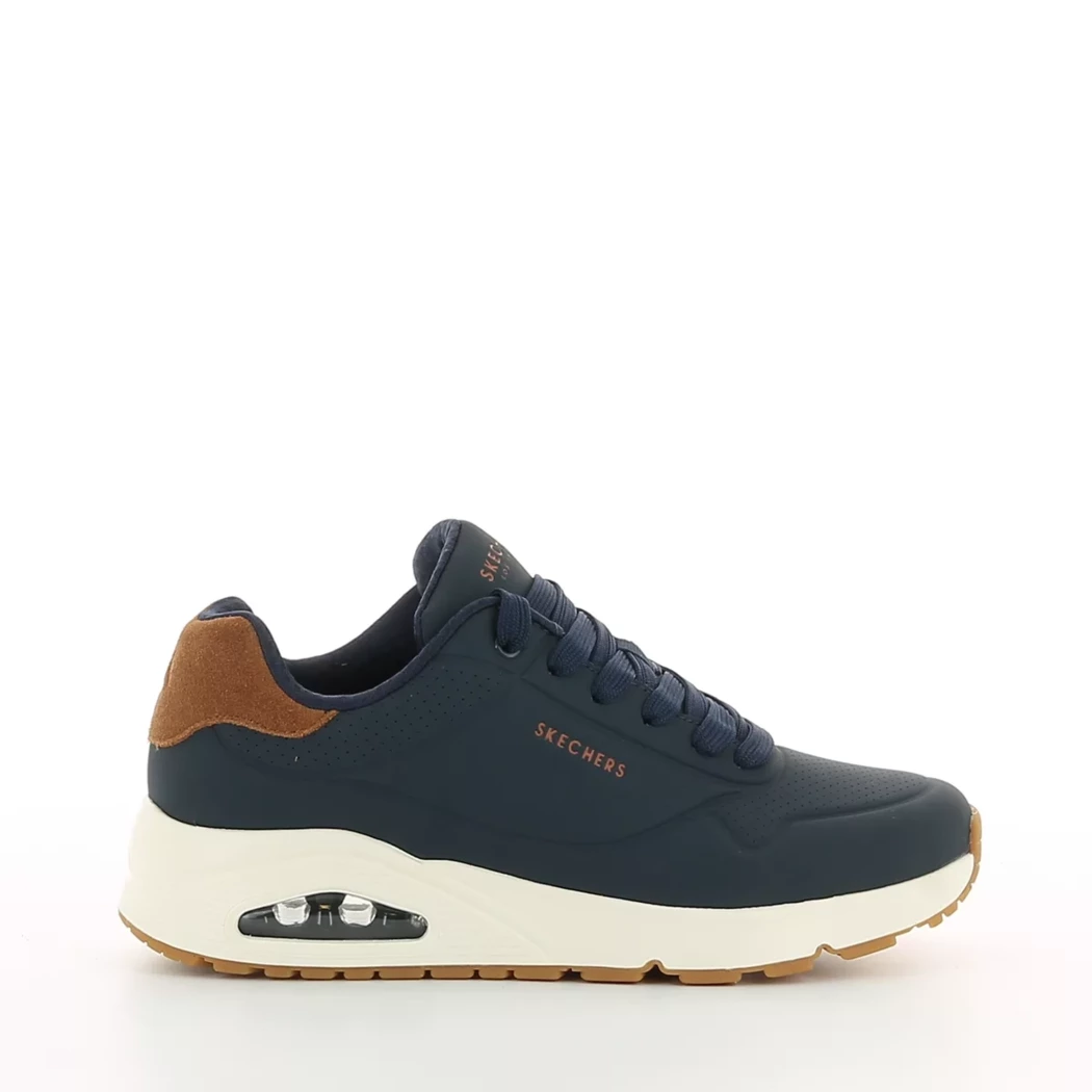 Image (2) de la chaussures Skechers - Baskets Bleu en Cuir synthétique