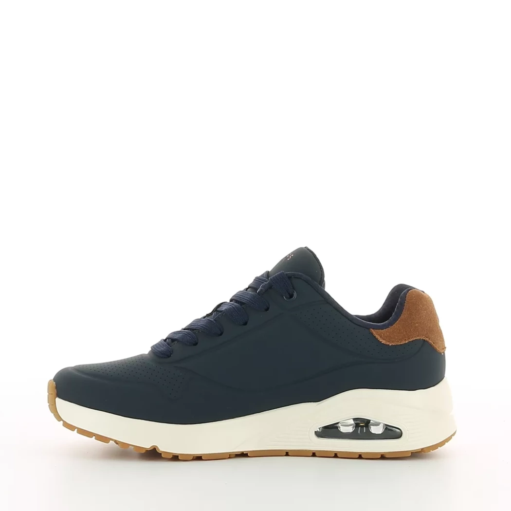 Image (4) de la chaussures Skechers - Baskets Bleu en Cuir synthétique