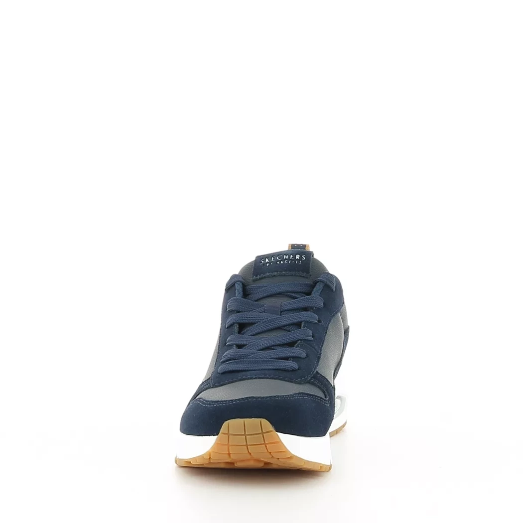 Image (5) de la chaussures Skechers - Baskets Bleu en Cuir nubuck