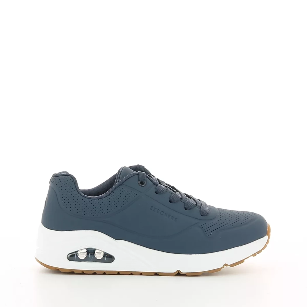 Image (2) de la chaussures Skechers - Baskets Bleu en Cuir synthétique