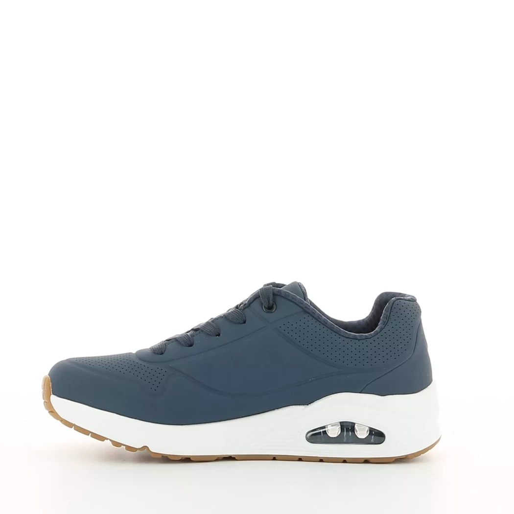 Image (4) de la chaussures Skechers - Baskets Bleu en Cuir synthétique
