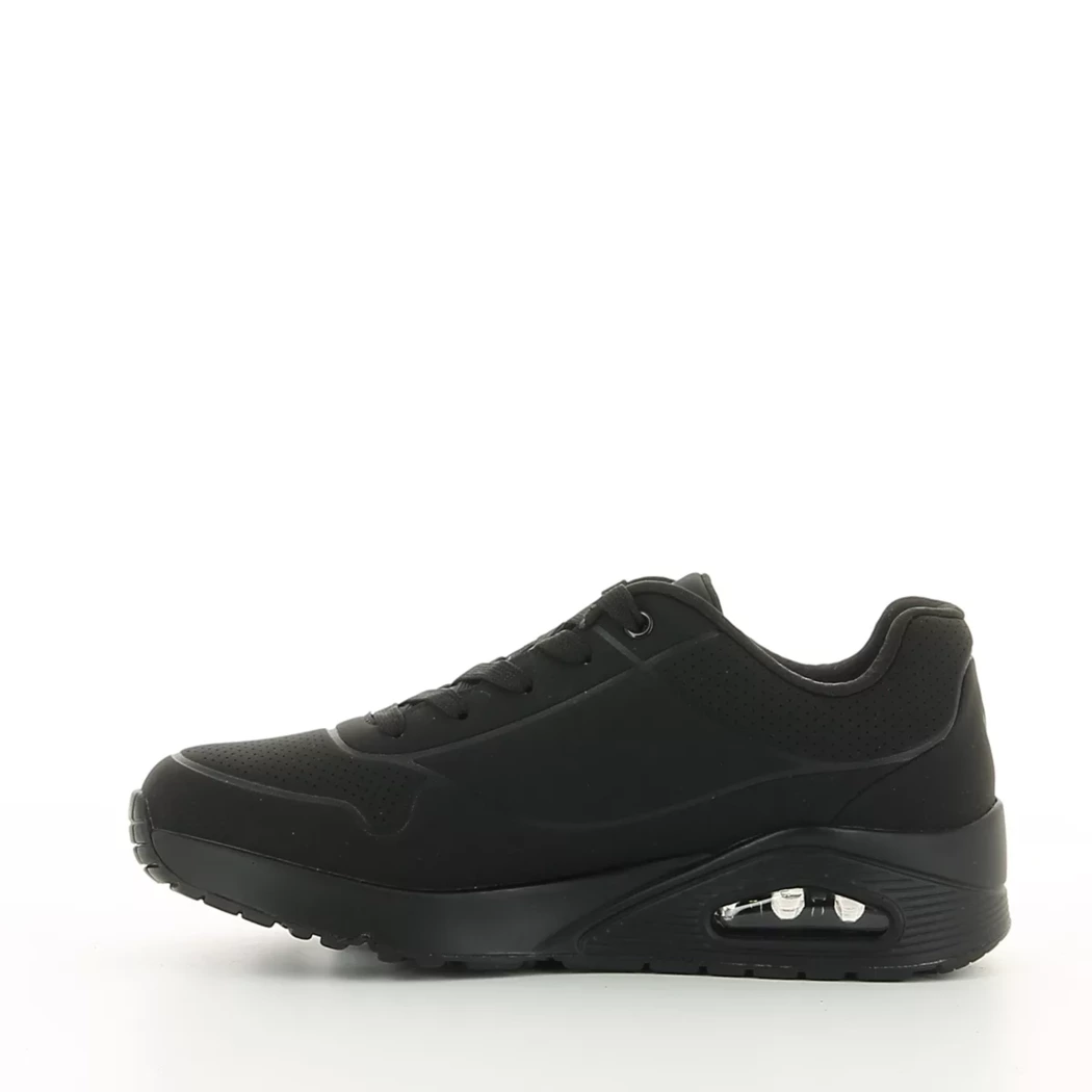 Image (4) de la chaussures Skechers - Baskets Noir en Cuir synthétique