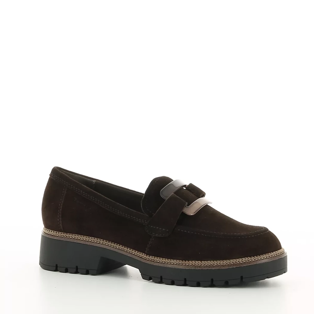 Image (1) de la chaussures Tamaris - Mocassins Marron en Cuir nubuck