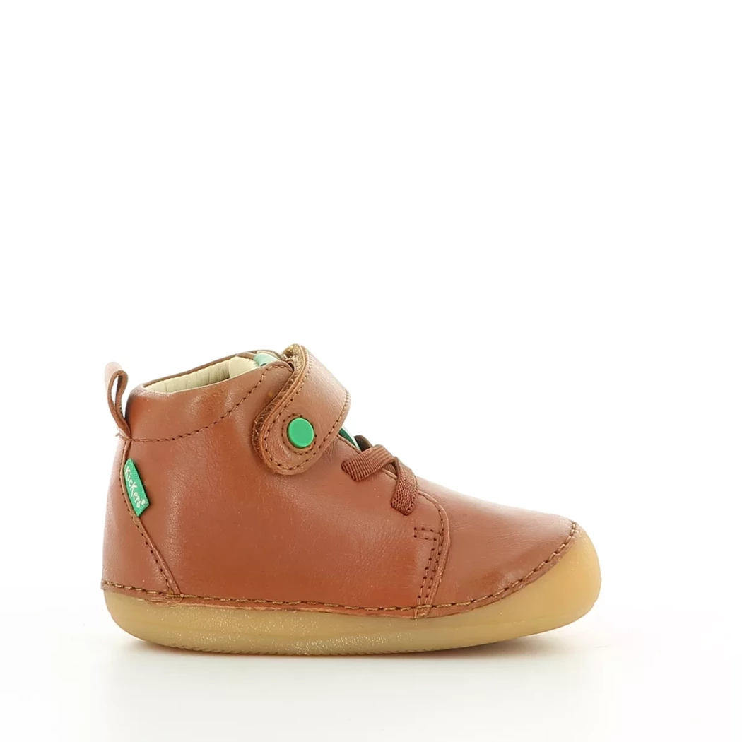 Image (2) de la chaussures Kickers - Bottines Cuir naturel / Cognac en Cuir