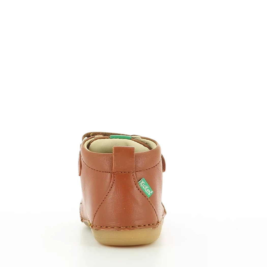 Image (3) de la chaussures Kickers - Bottines Cuir naturel / Cognac en Cuir