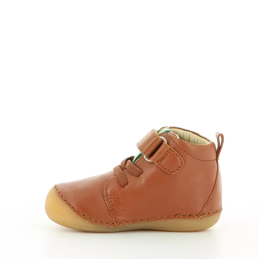 Image (4) de la chaussures Kickers - Bottines Cuir naturel / Cognac en Cuir