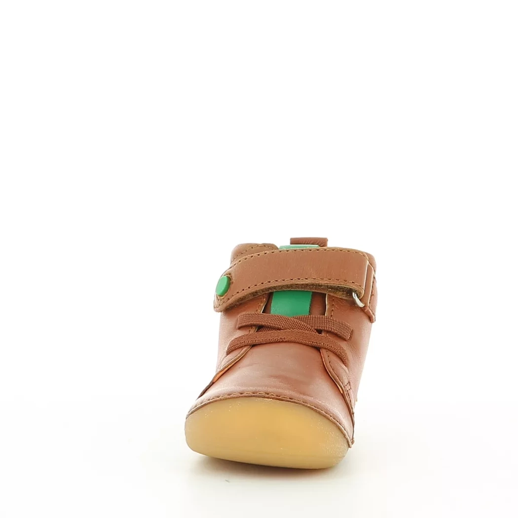 Image (5) de la chaussures Kickers - Bottines Cuir naturel / Cognac en Cuir