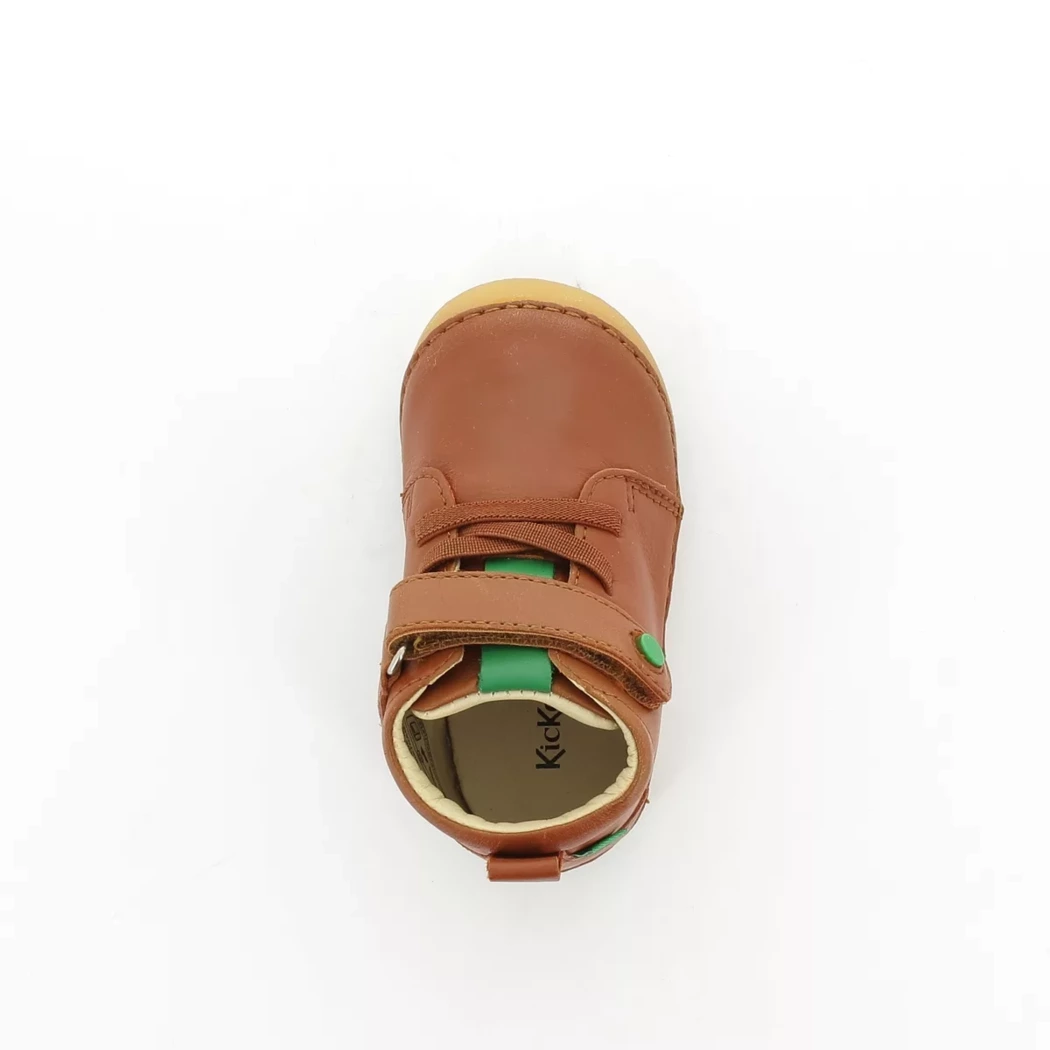 Image (6) de la chaussures Kickers - Bottines Cuir naturel / Cognac en Cuir