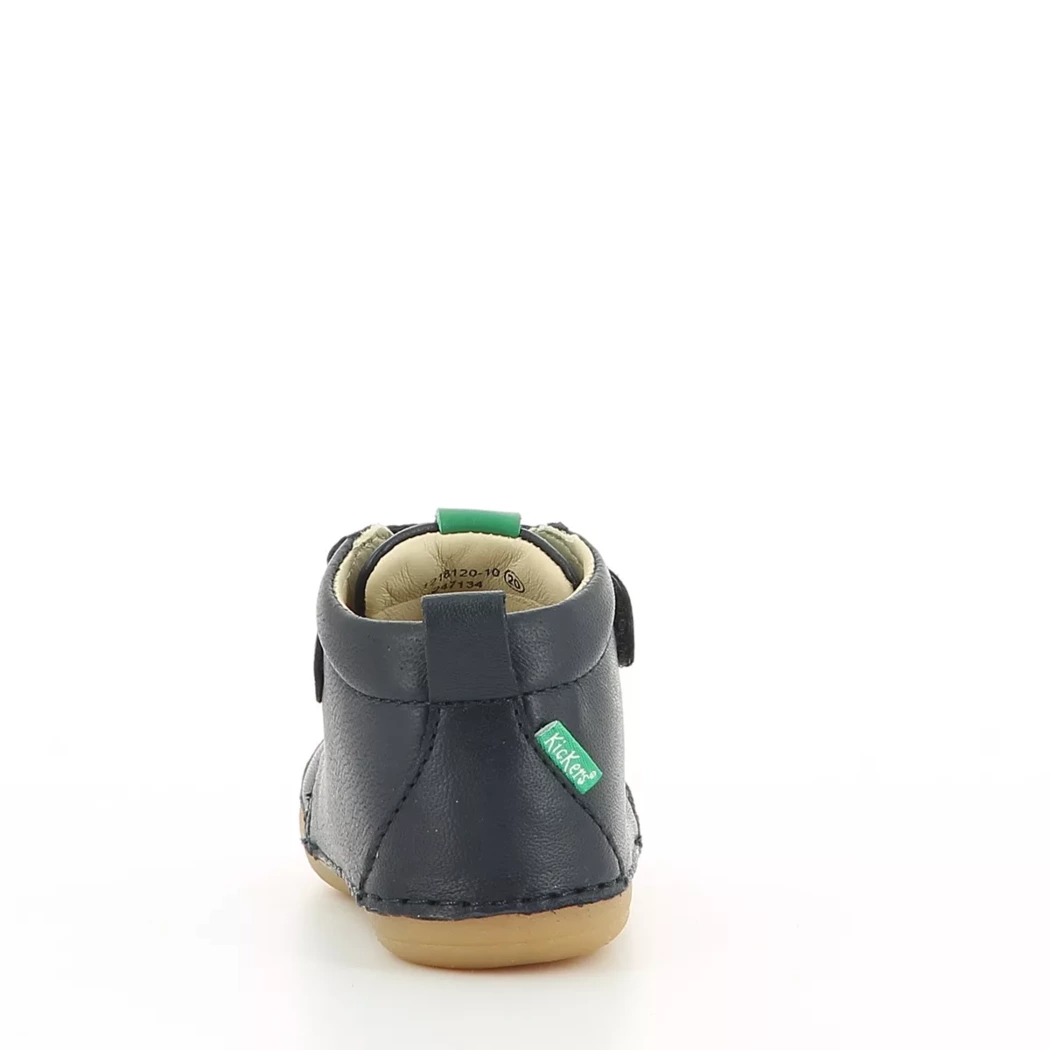 Image (3) de la chaussures Kickers - Bottines Bleu en Cuir