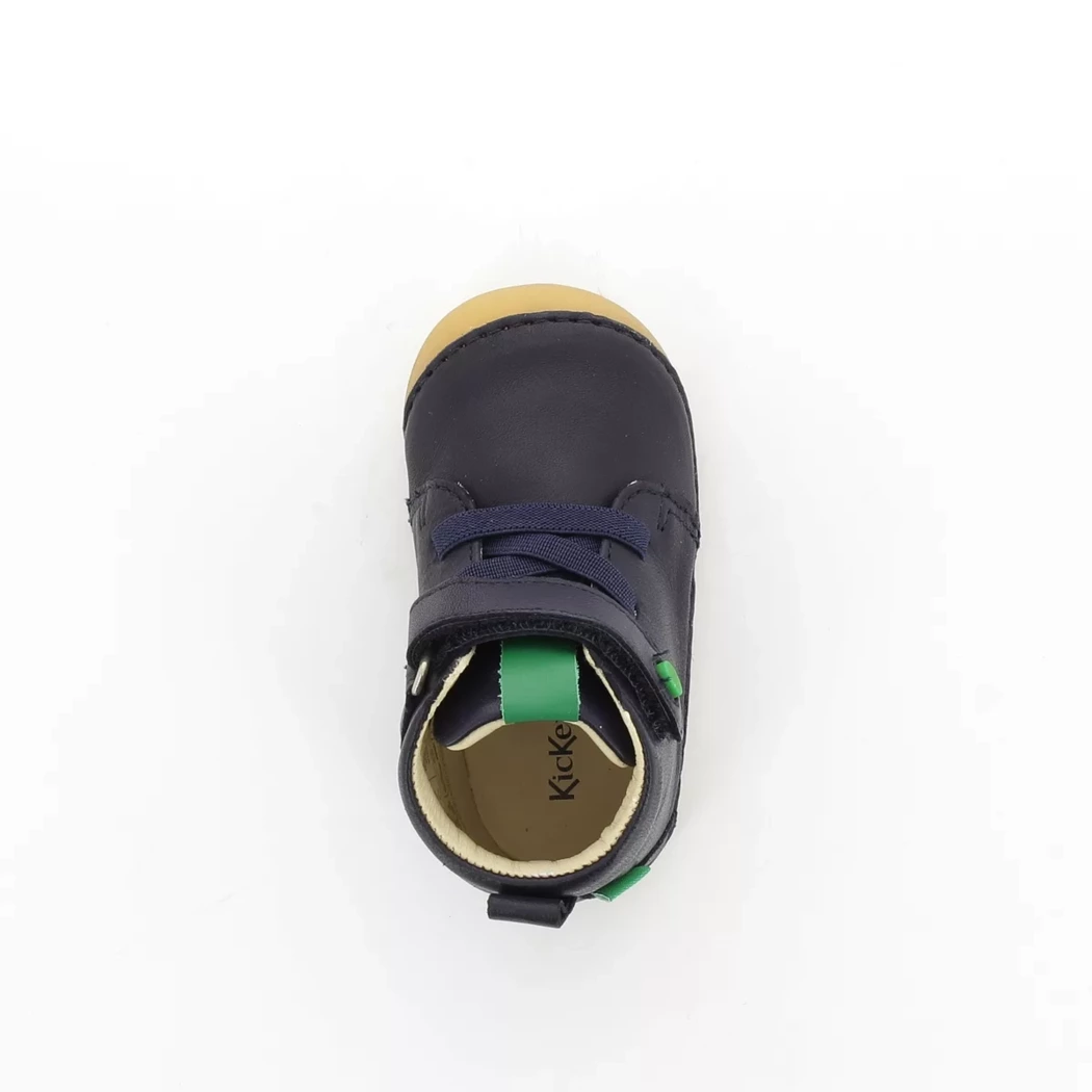 Image (6) de la chaussures Kickers - Bottines Bleu en Cuir