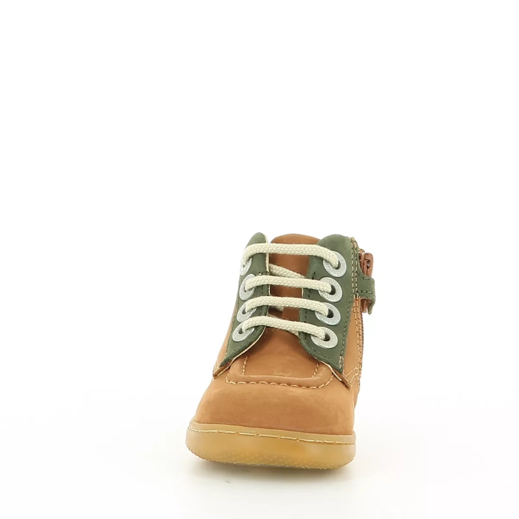 Image (5) de la chaussures Kickers - Bottines Cuir naturel / Cognac en Cuir nubuck