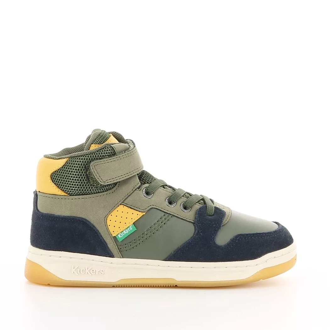 Image (2) de la chaussures Kickers - Bottines Vert en Cuir synthétique