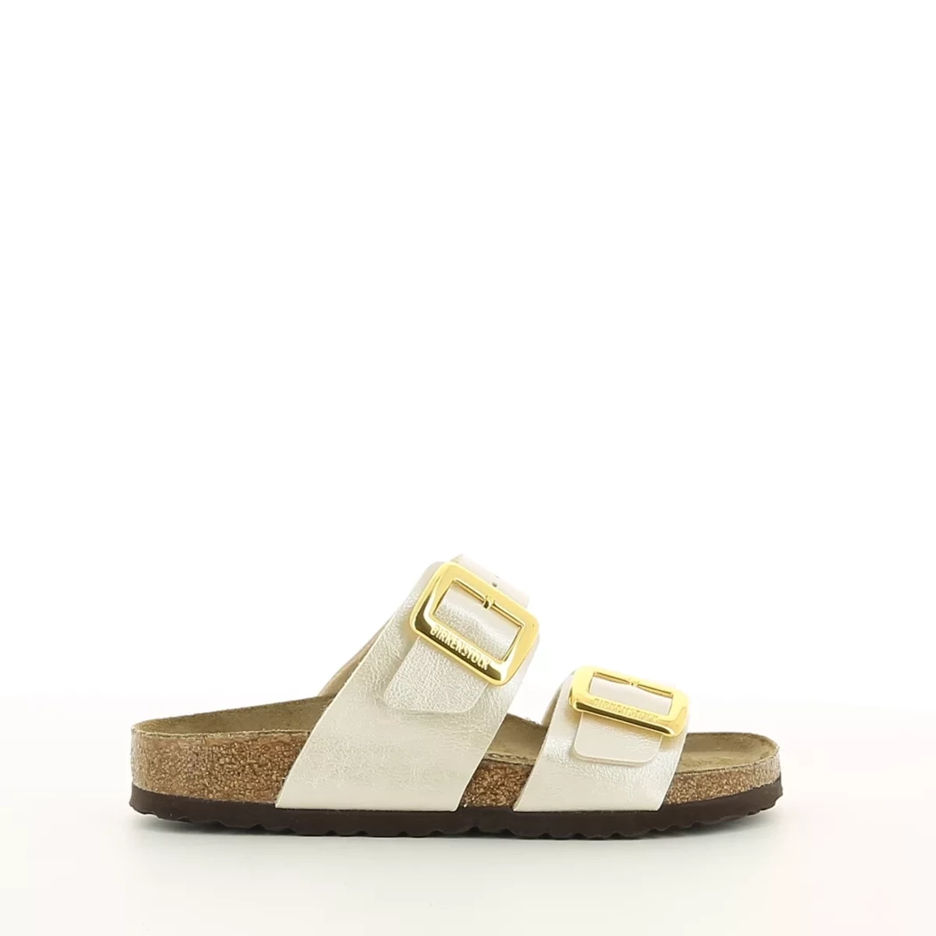 Image (2) de la chaussures Birkenstock - Mules et Sabots Blanc en Cuir synthétique Image (2) de la chaussures Birkenstock - Mules et Sabots Blanc en Cuir synthétique
