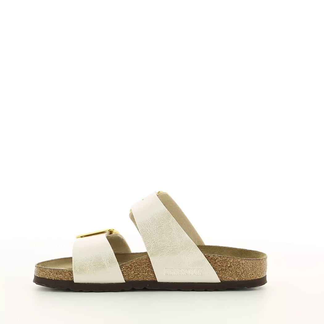 Image (4) de la chaussures Birkenstock - Mules et Sabots Blanc en Cuir synthétique Image (4) de la chaussures Birkenstock - Mules et Sabots Blanc en Cuir synthétique