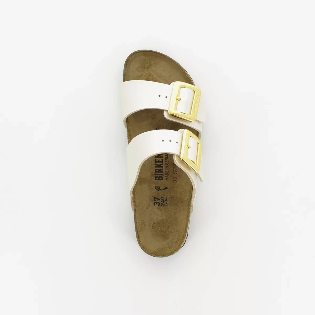 Image (6) de la chaussures Birkenstock - Mules et Sabots Blanc en Cuir synthétique Image (6) de la chaussures Birkenstock - Mules et Sabots Blanc en Cuir synthétique