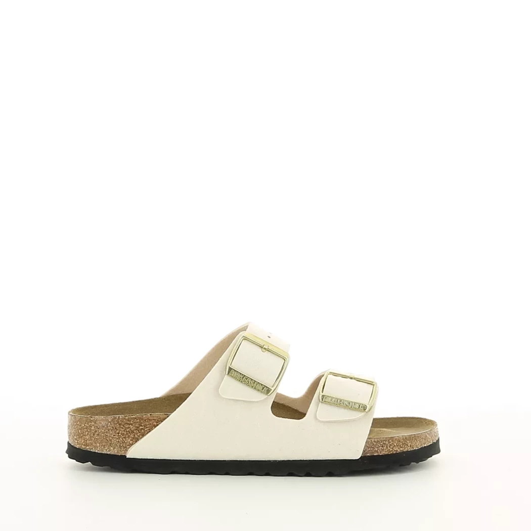 Image (2) de la chaussures Birkenstock - Mules et Sabots Blanc en Cuir synthétique Image (2) de la chaussures Birkenstock - Mules et Sabots Blanc en Cuir synthétique