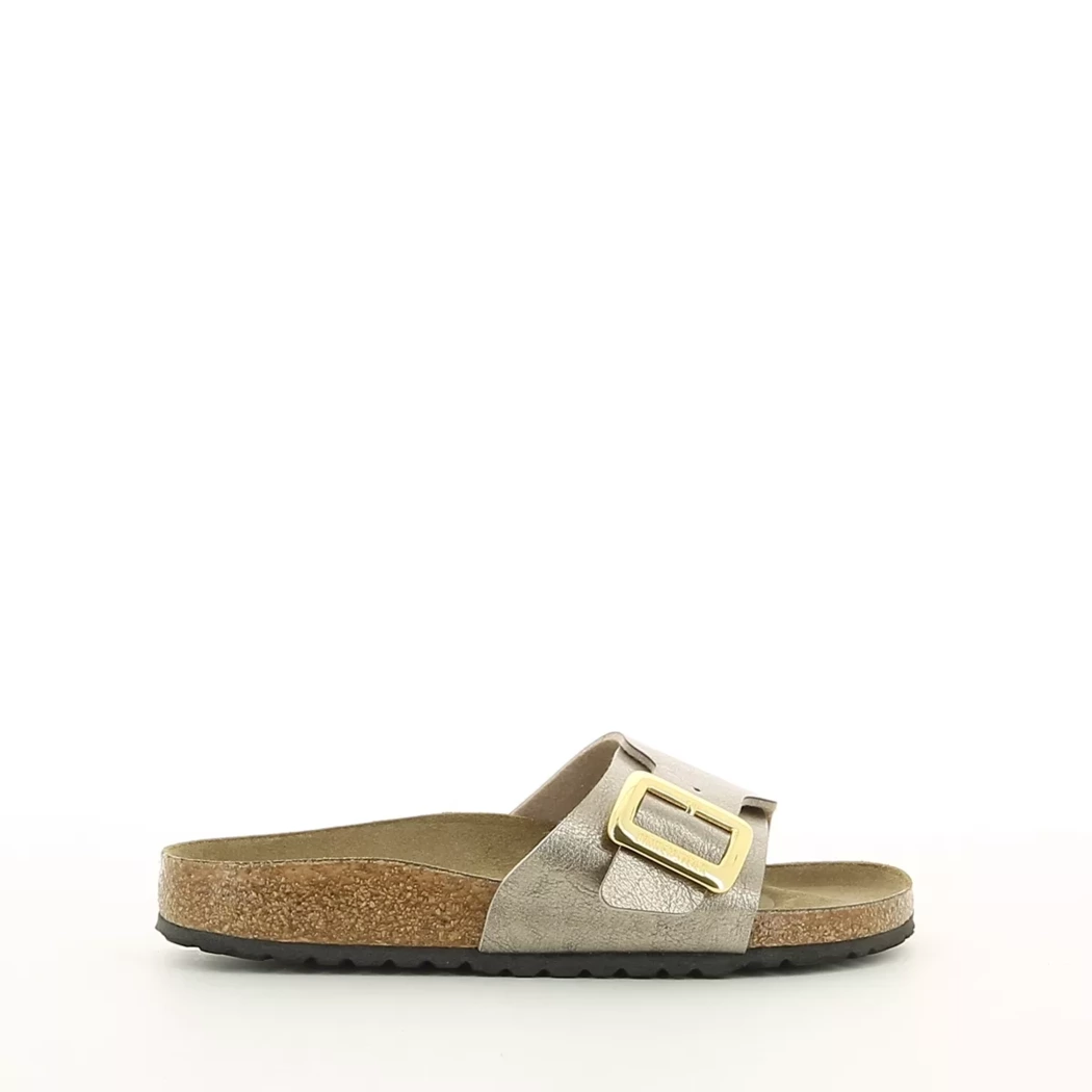 Image (2) de la chaussures Birkenstock - Mules et Sabots Taupe en Cuir synthétique