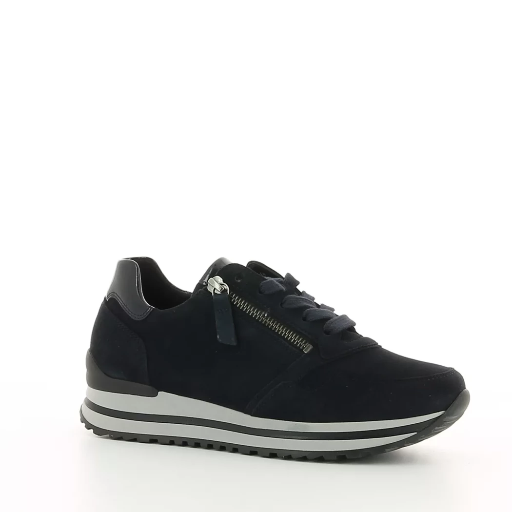 Image (1) de la chaussures Gabor - Baskets Bleu en Cuir nubuck
