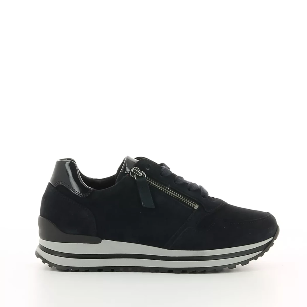 Image (2) de la chaussures Gabor - Baskets Bleu en Cuir nubuck