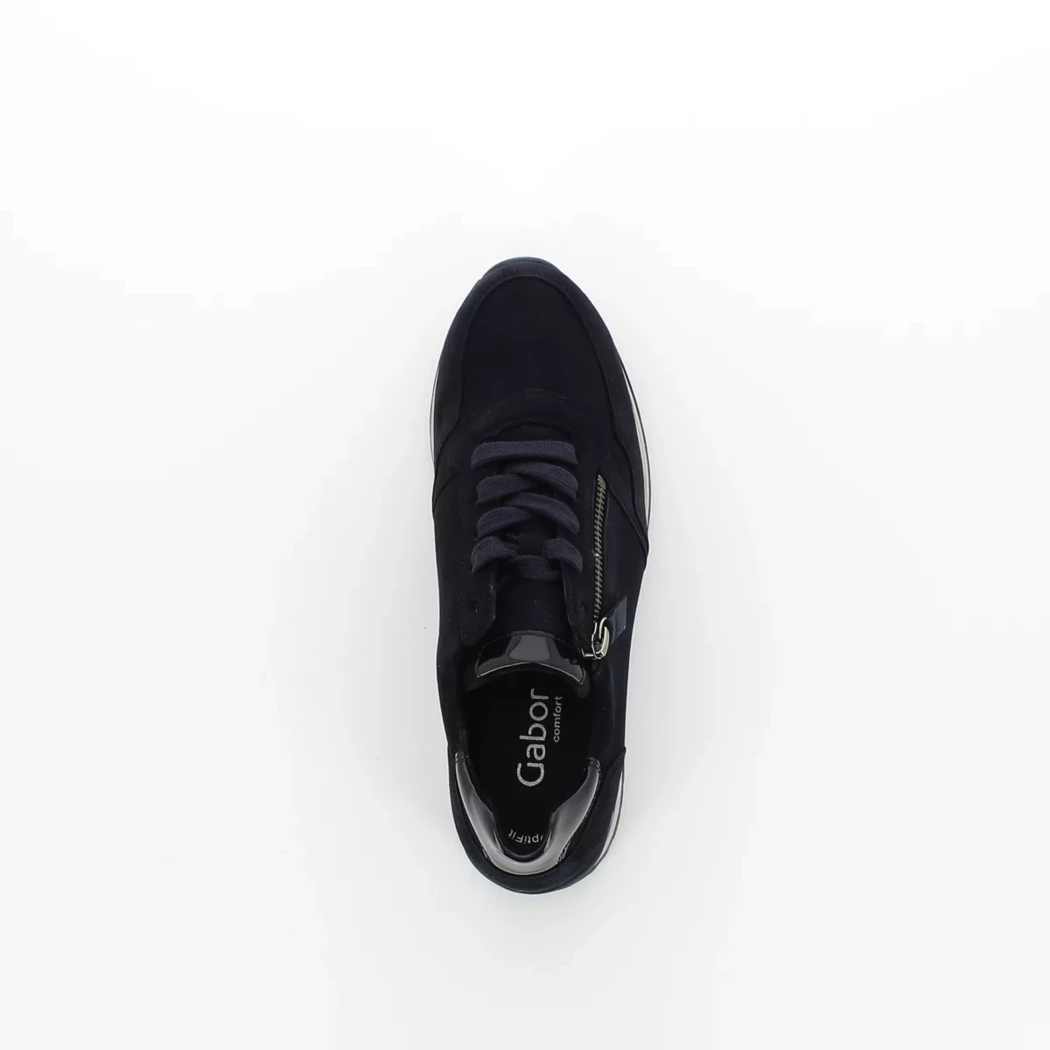 Image (6) de la chaussures Gabor - Baskets Bleu en Cuir nubuck