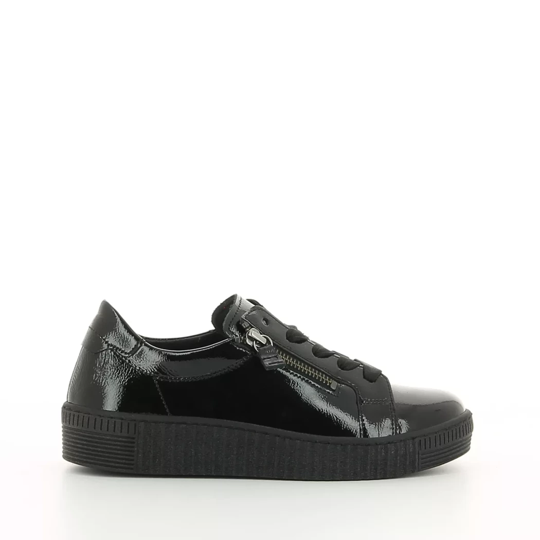 Image (2) de la chaussures Gabor - Baskets Noir en Cuir vernis Image (2) de la chaussures Gabor - Baskets Noir en Cuir vernis