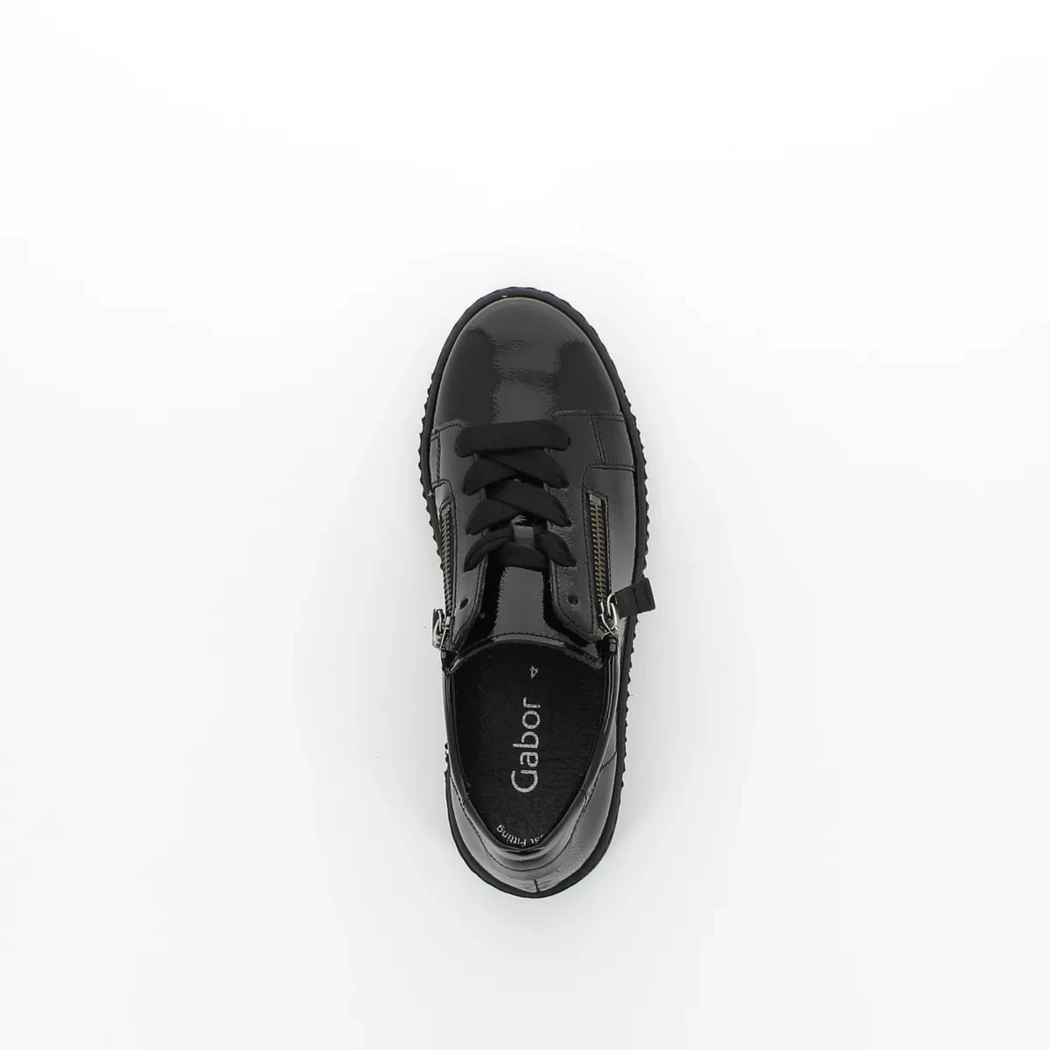 Image (6) de la chaussures Gabor - Baskets Noir en Cuir vernis Image (6) de la chaussures Gabor - Baskets Noir en Cuir vernis