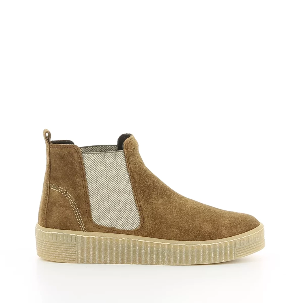 Image (2) de la chaussures Gabor - Boots Cuir naturel / Cognac en Cuir nubuck