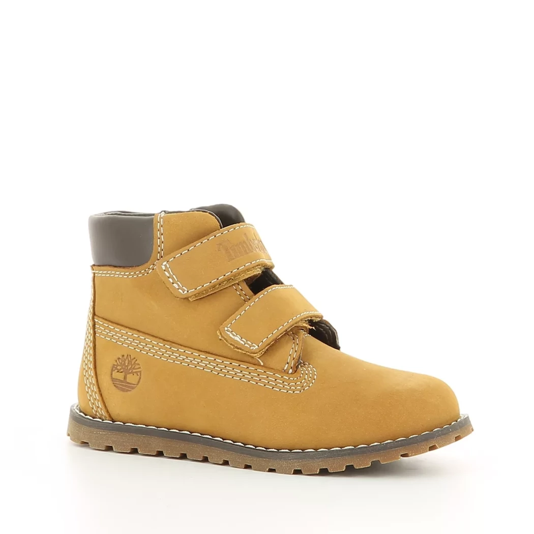 Image (1) de la chaussures Timberland - Bottines Cuir naturel / Cognac en Cuir nubuck