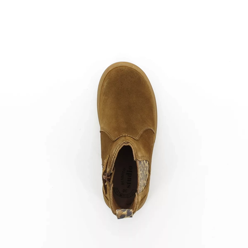 Image (6) de la chaussures Diabolo Studio - Boots Cuir naturel / Cognac en Cuir