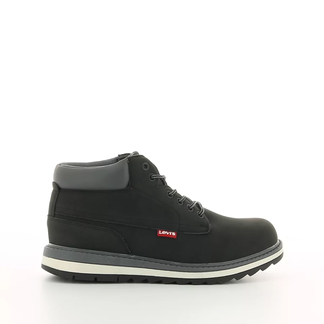 Image (2) de la chaussures Levi's - Bottines Noir en Cuir synthétique