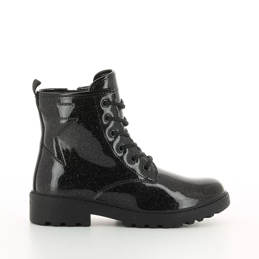 Image (2) de la chaussures Geox - Bottines Noir en Cuir synthétique