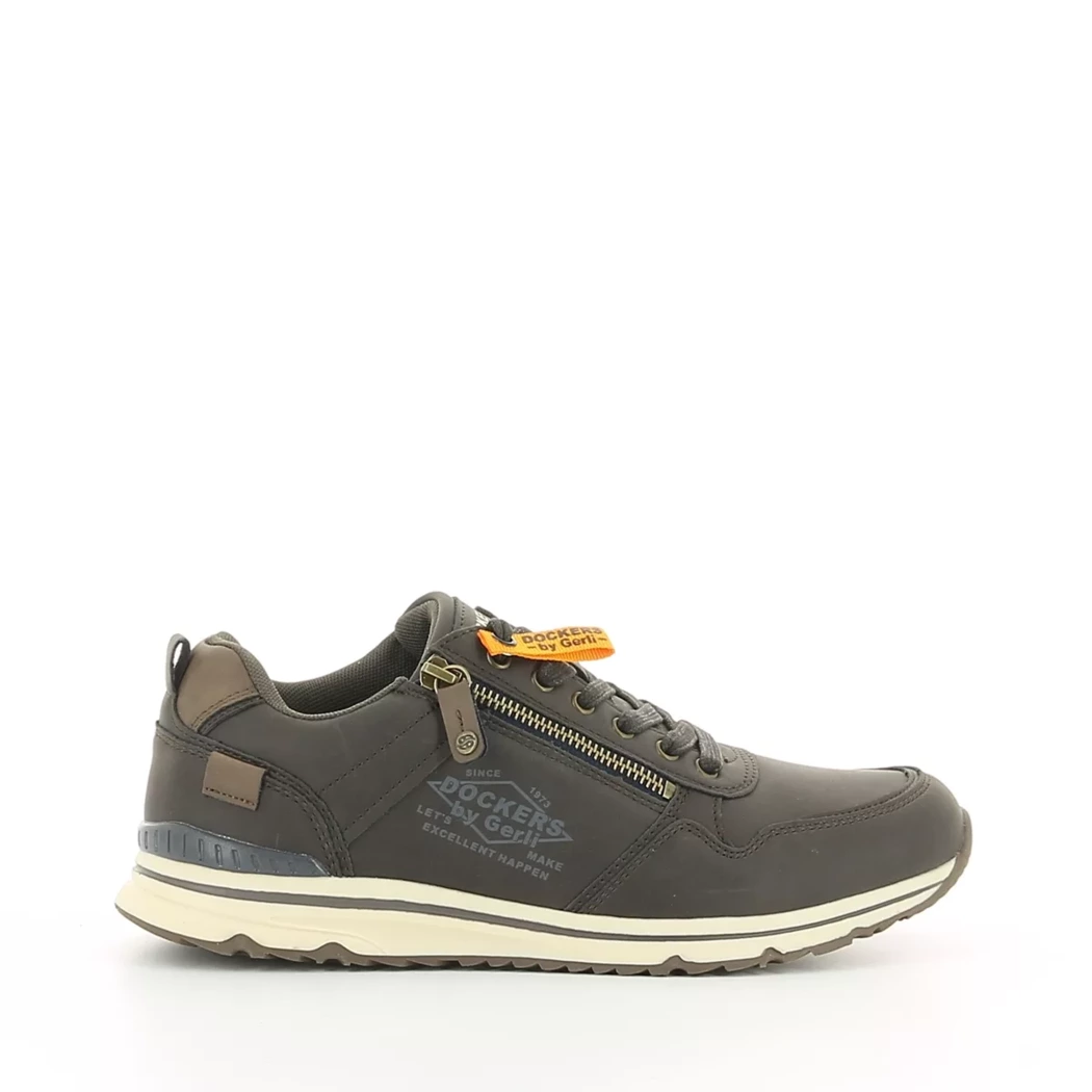 Image (2) de la chaussures Dockers - Baskets Marron en Cuir synthétique