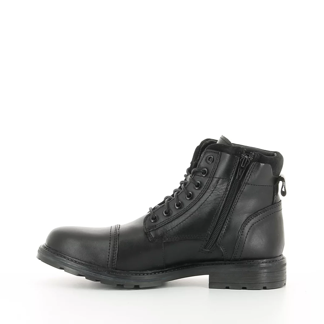 Image (4) de la chaussures Jack & Jones - Bottines Noir en Cuir